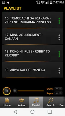 Anime Music android App screenshot 9